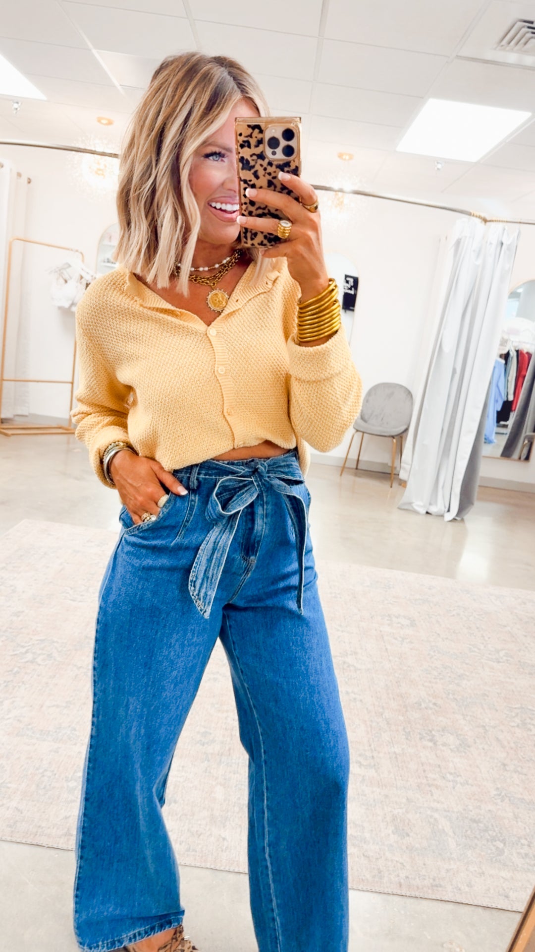 Grace Scalloped Top-Butter