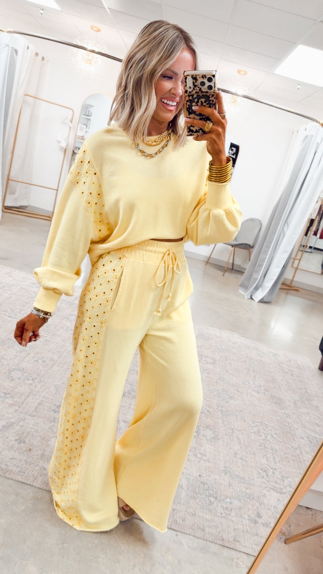 The Paloma Plush Set-Mellow Yellow