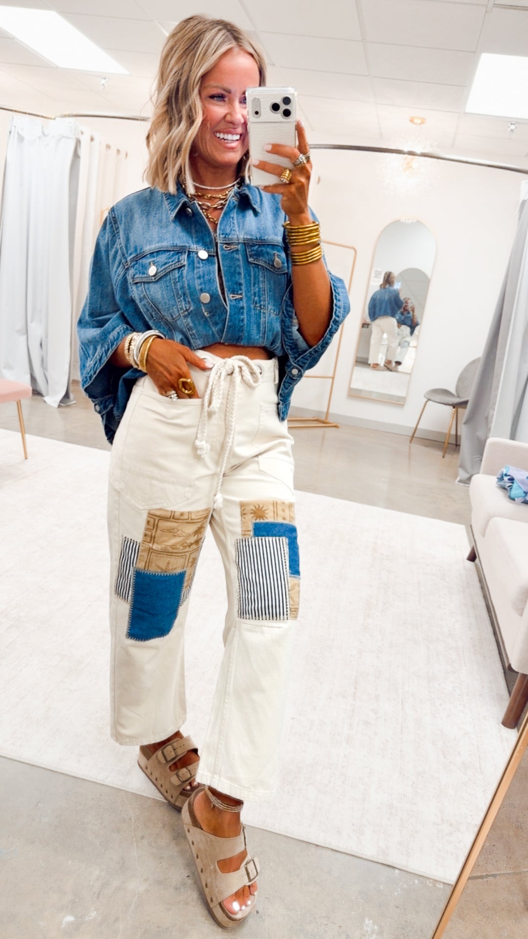 The Patchwork Paradise Jean