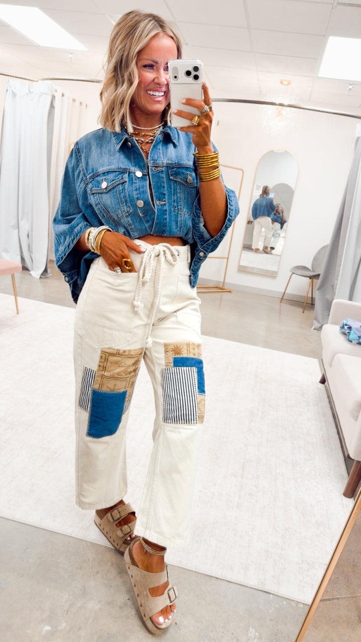 The Patchwork Paradise Jean