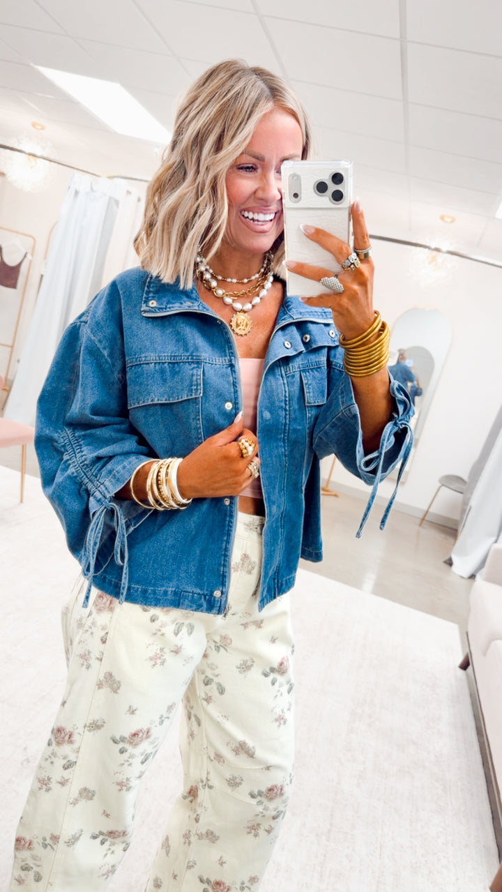The Botanical Barrel Jean