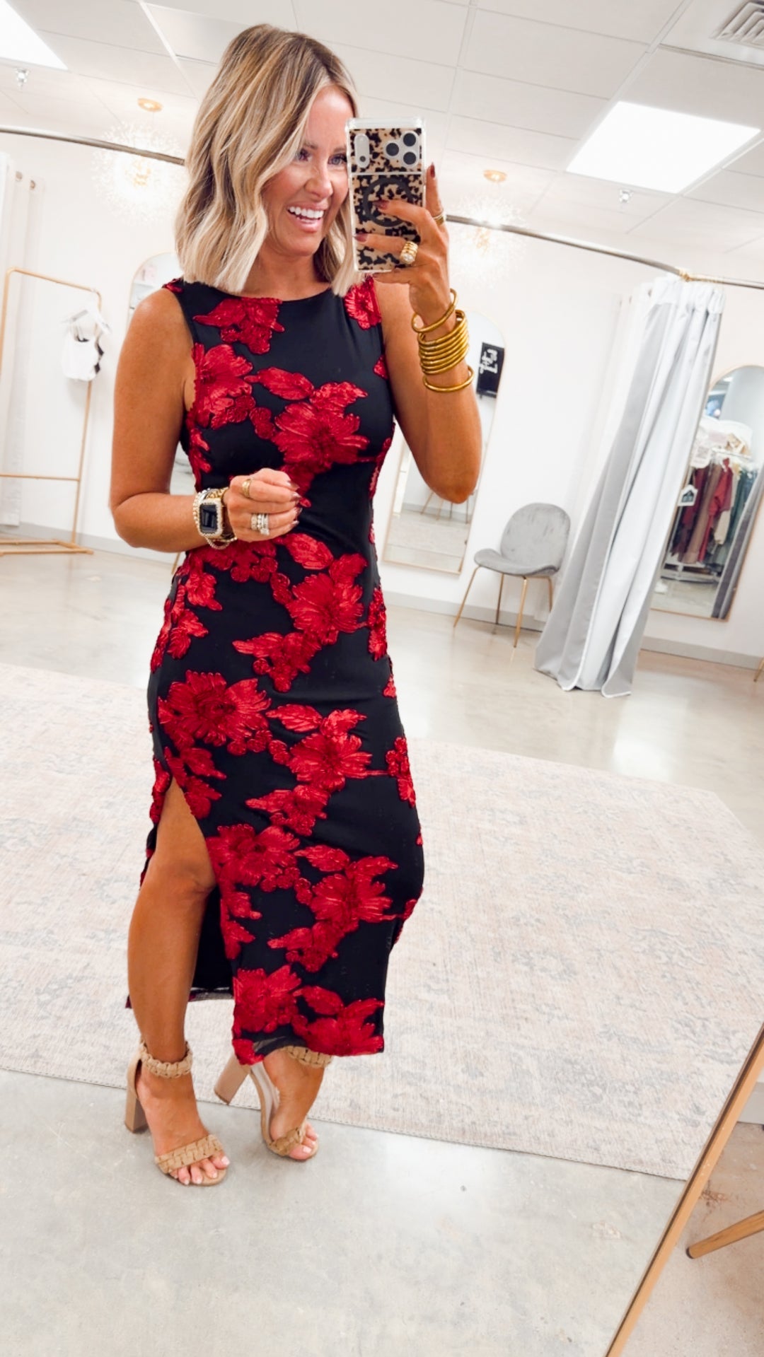 The Evening Flora Midi Dress