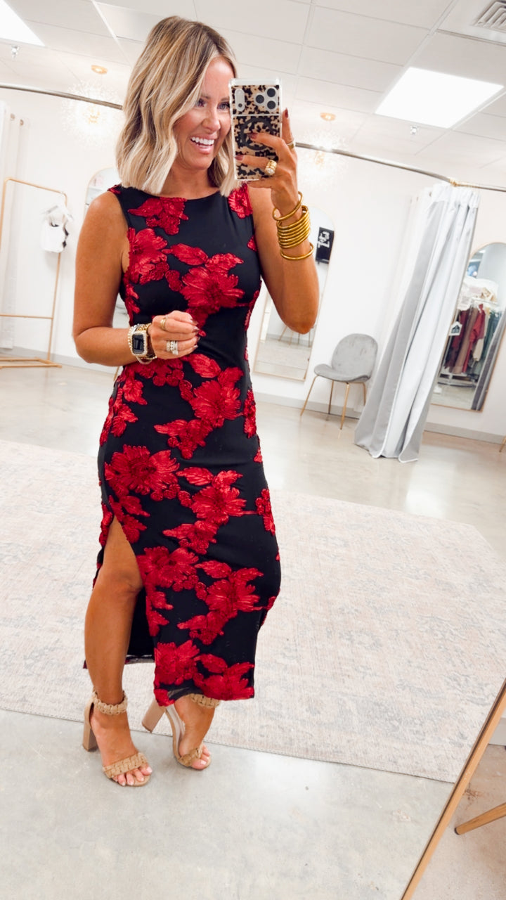 The Evening Flora Midi Dress