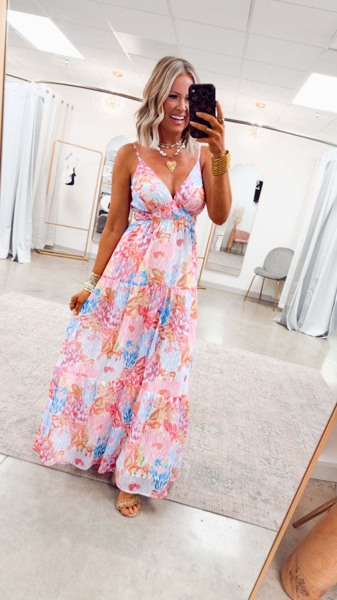 Daphne Bloom Maxi Dress