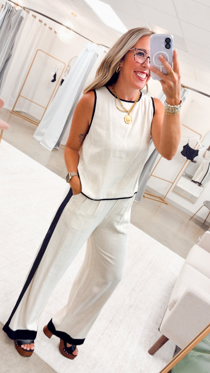 The Lumen Two Piece Set-Natural