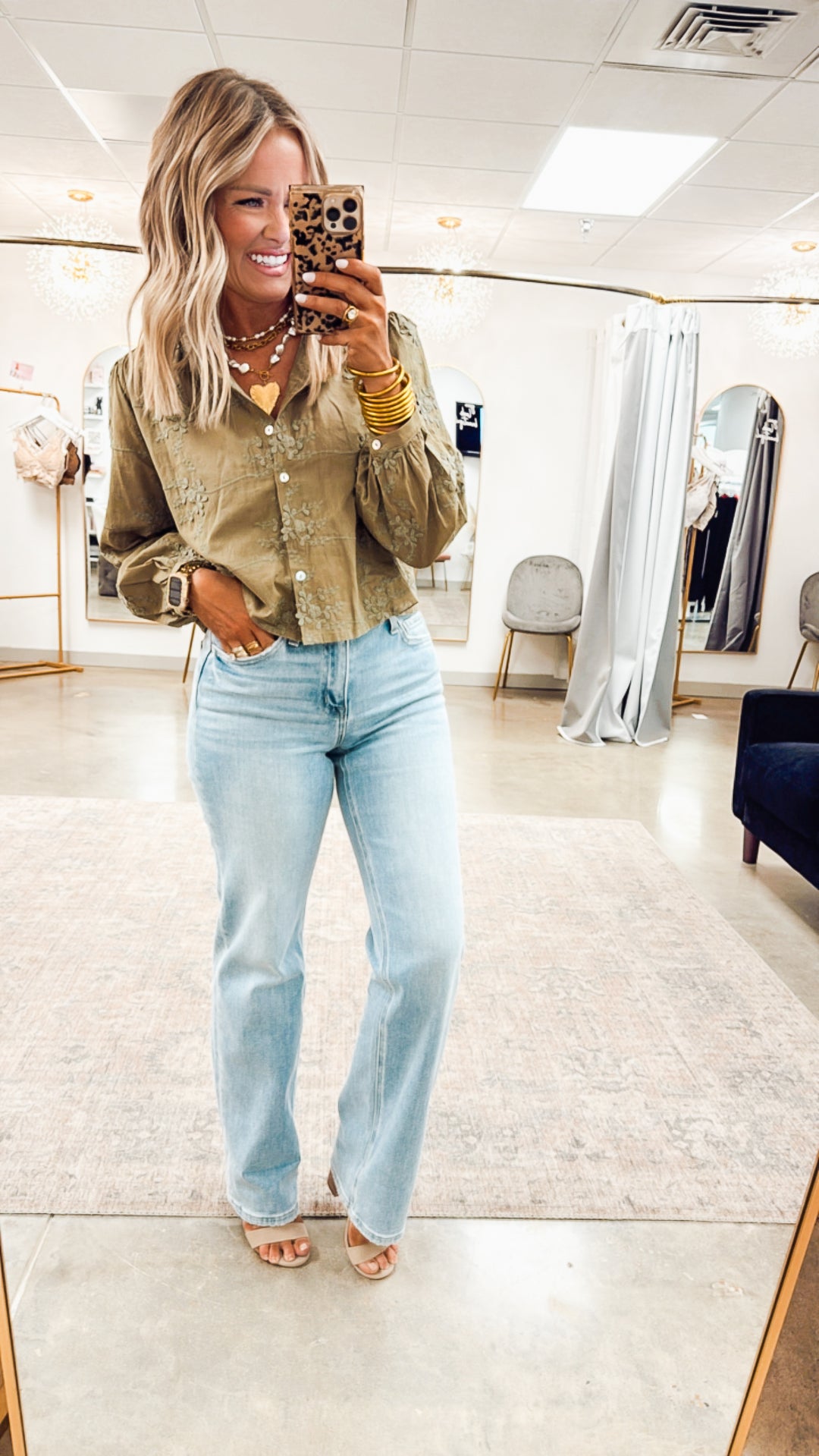 Olive Grove Blouse