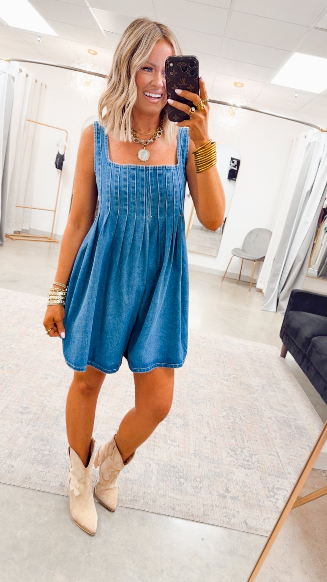 The Oakley Pintuck Romper