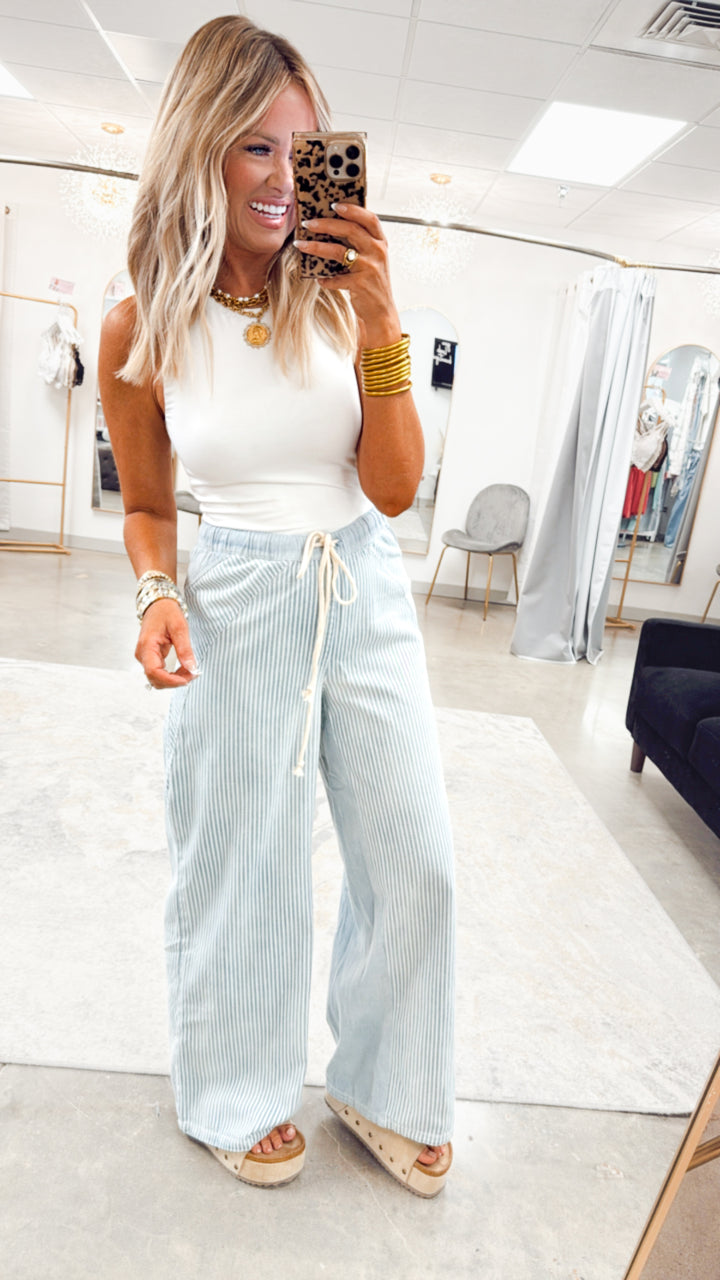 Mariner Stripe Pants