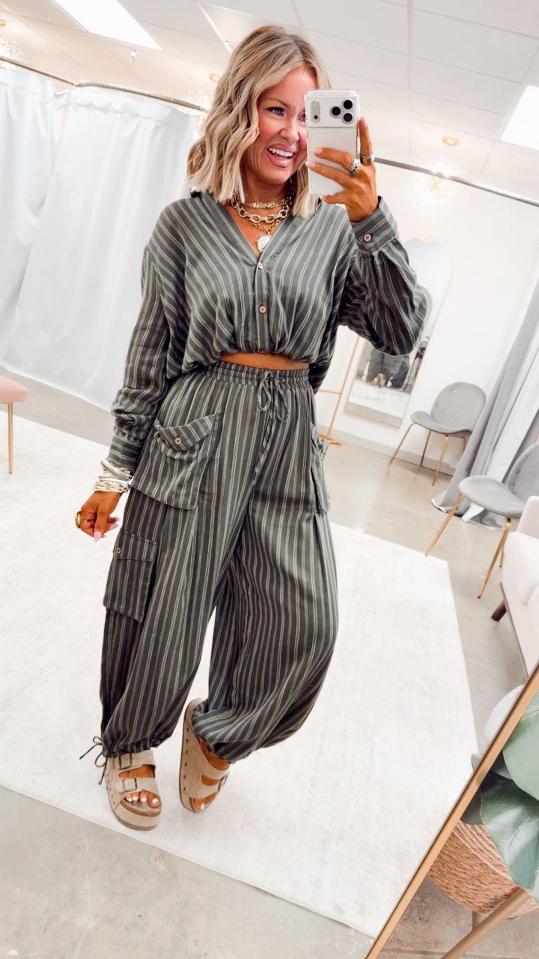 The Verity Cargo Pants Set
