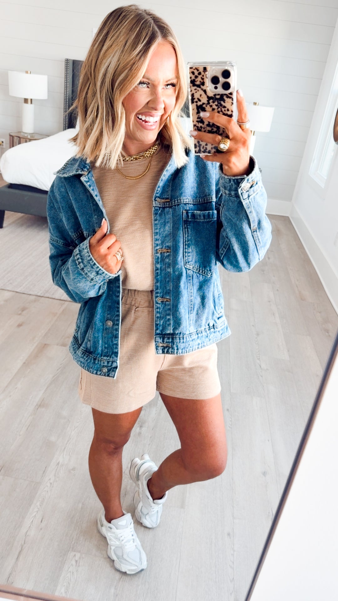 Amaya Textured Knit Top & Shorts Set-Taupe
