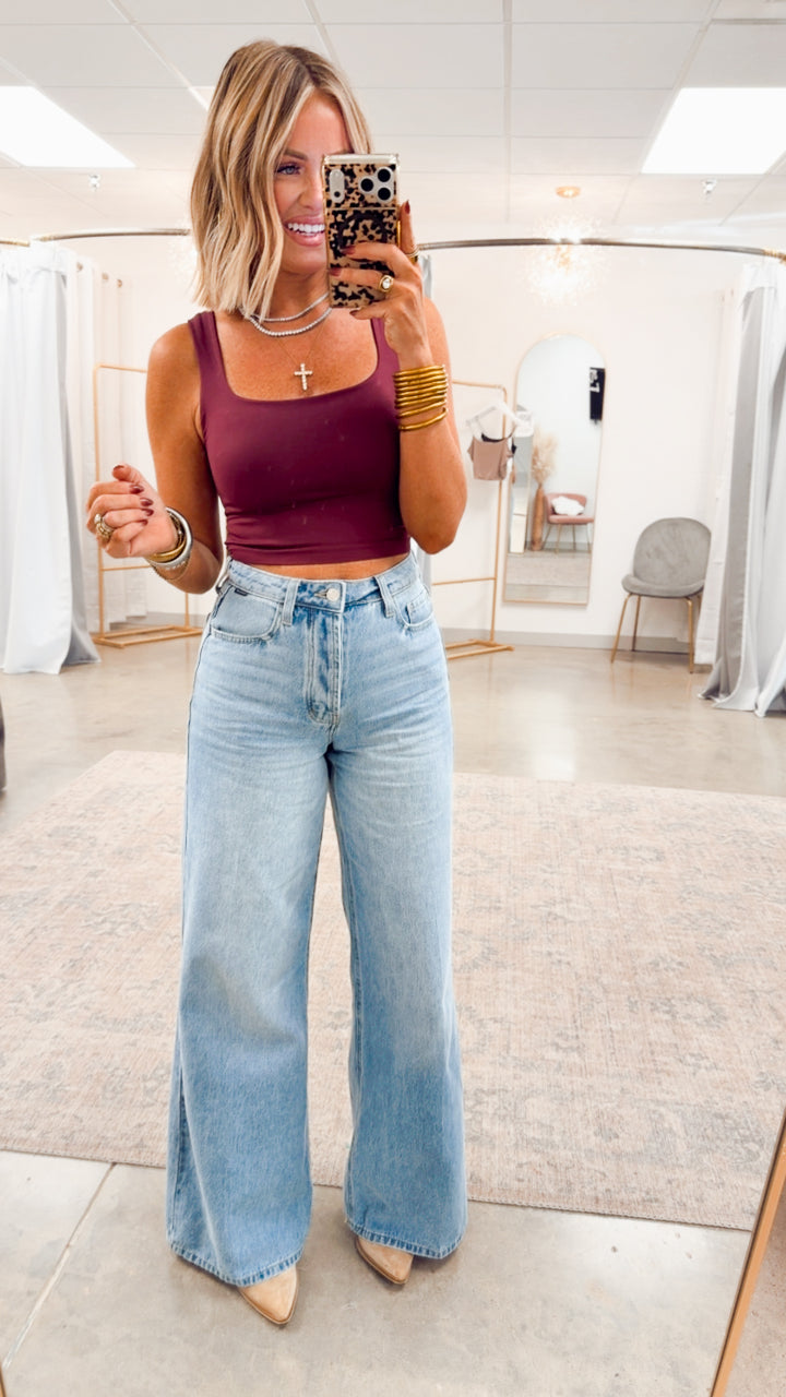 Miranda High Rise Wide Leg Jean