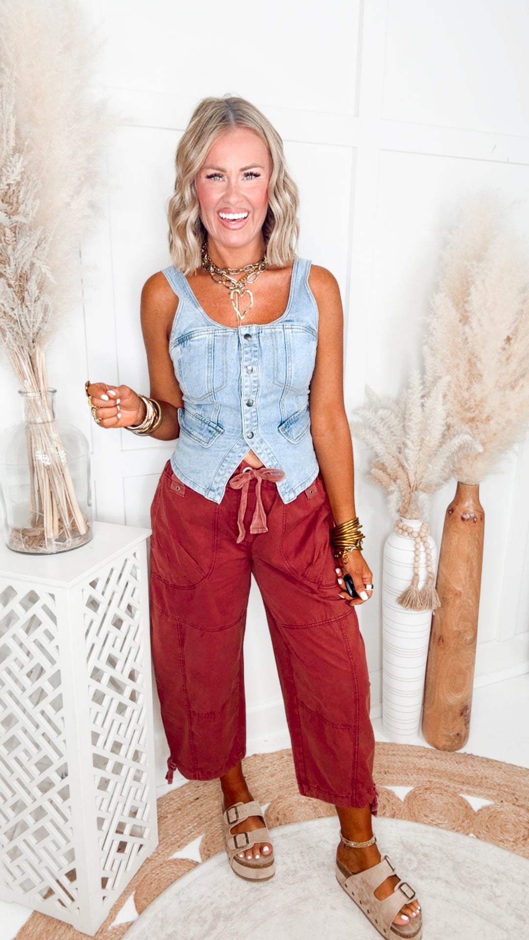 The Cabernet Cuffed Jogger Pant