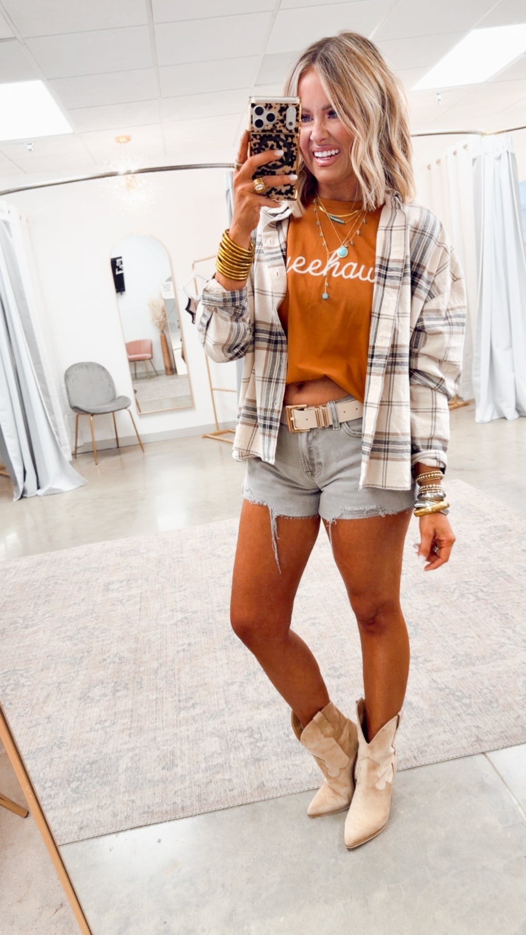 Yeehaw Stitched Tee