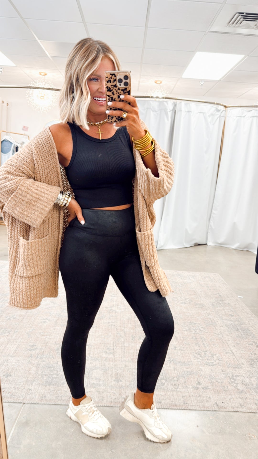 Cold Mornings Cardigan-Powder Cocoa