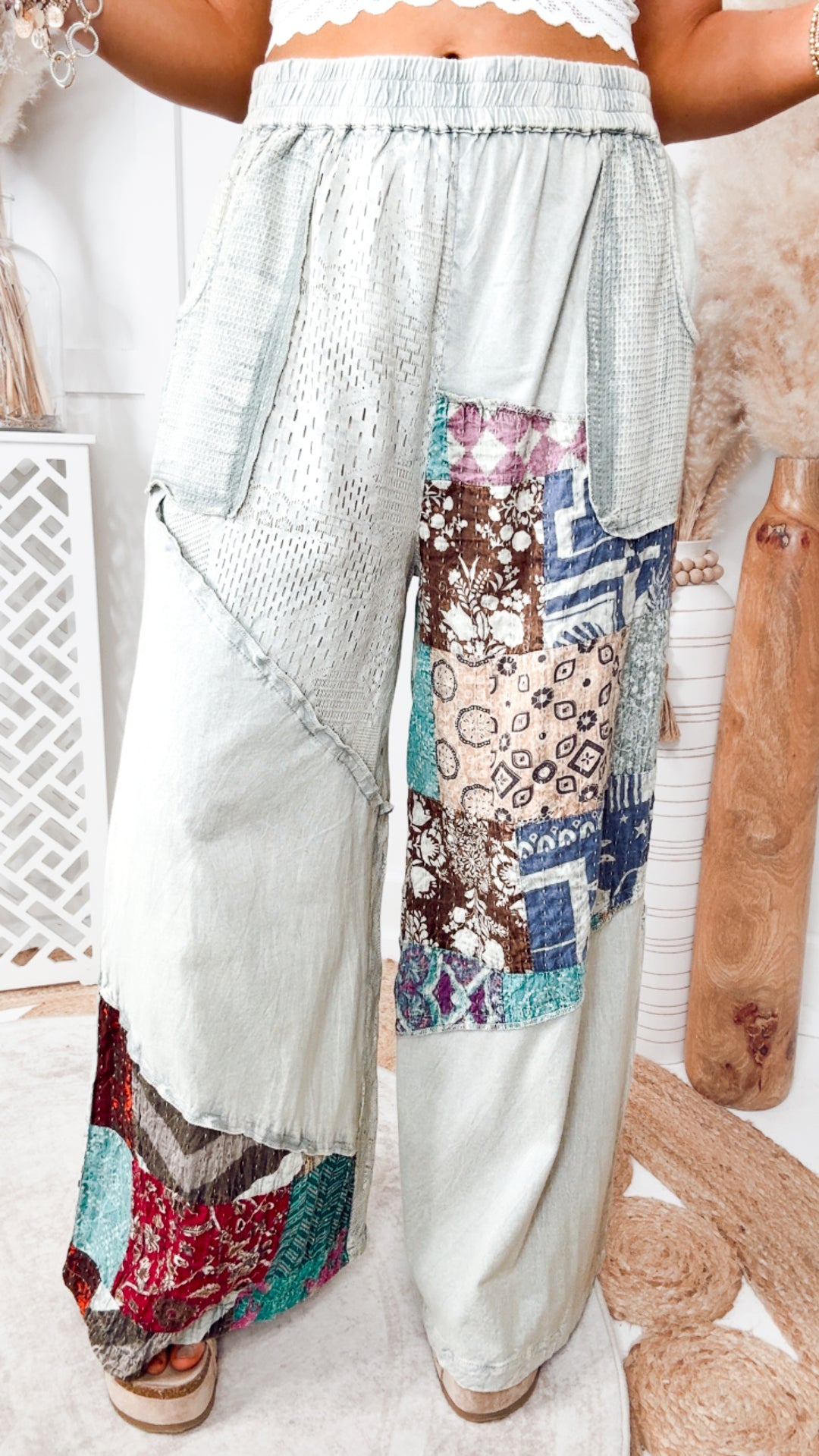 The Mosaic Wide Leg Pants