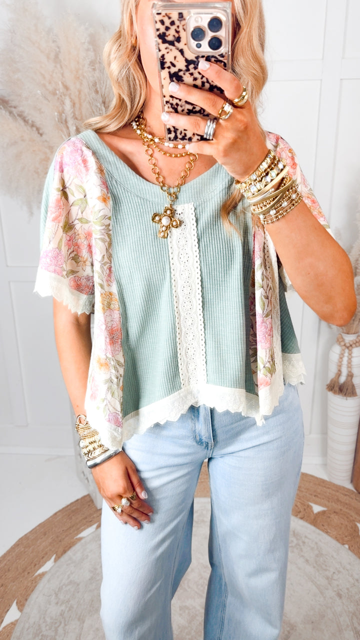 The Sage & Bloom Crop Top
