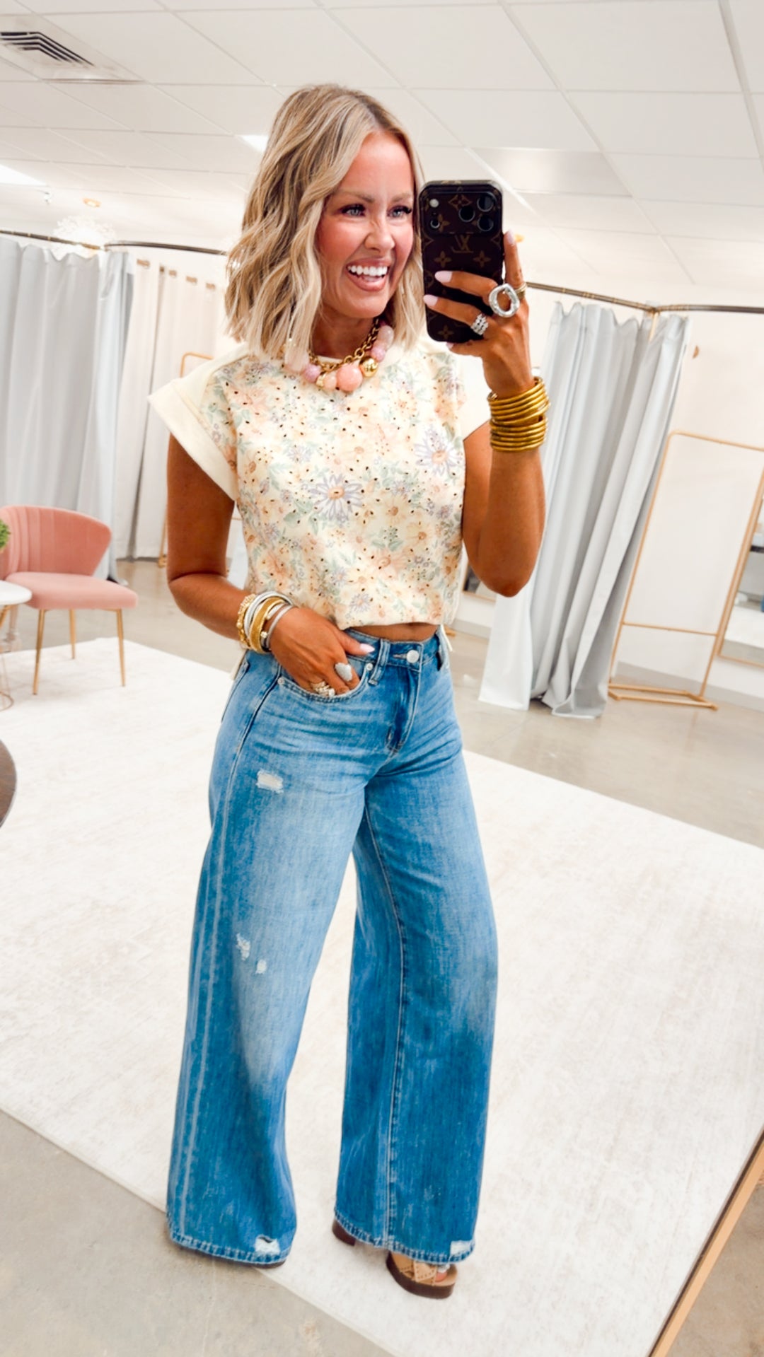 The Sloane Floral Top