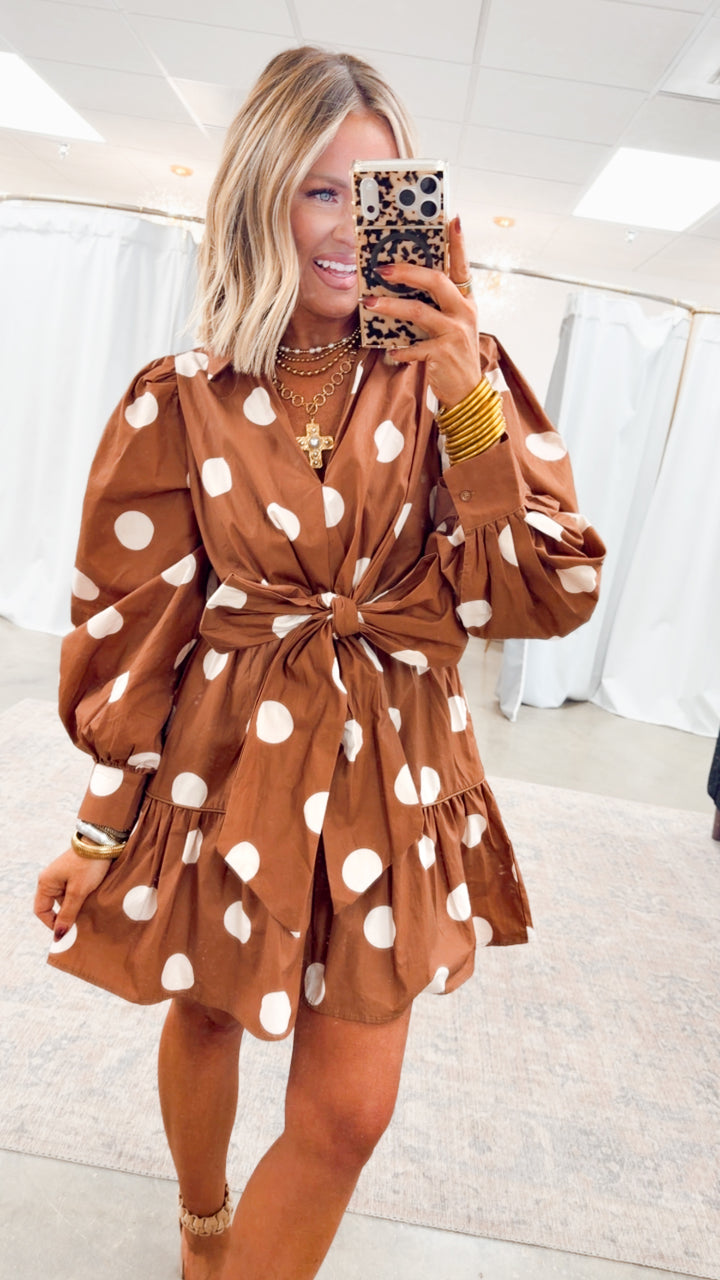The Daisy Dot Mini Dress