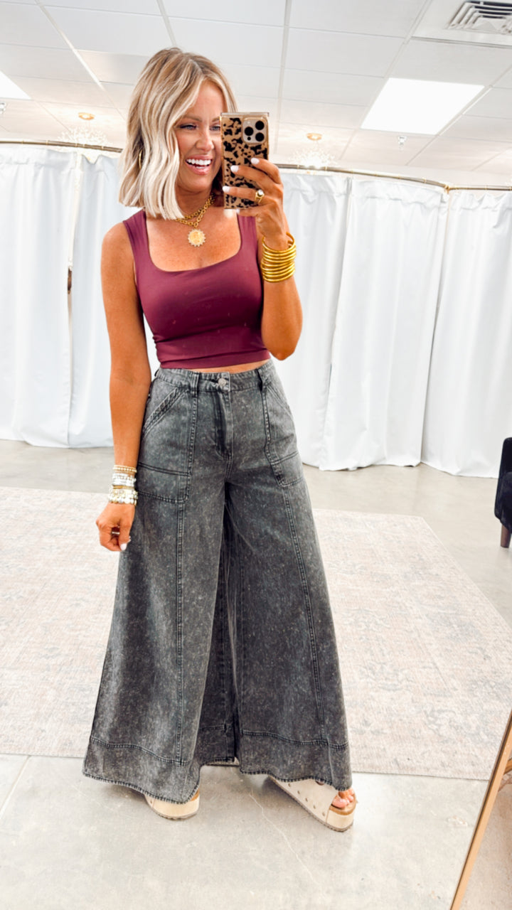 Nico Ultra Wide Leg Carpenter Pants