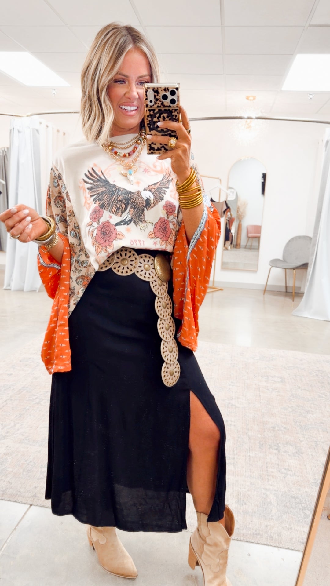 The Marlow Midi Skirt-Black