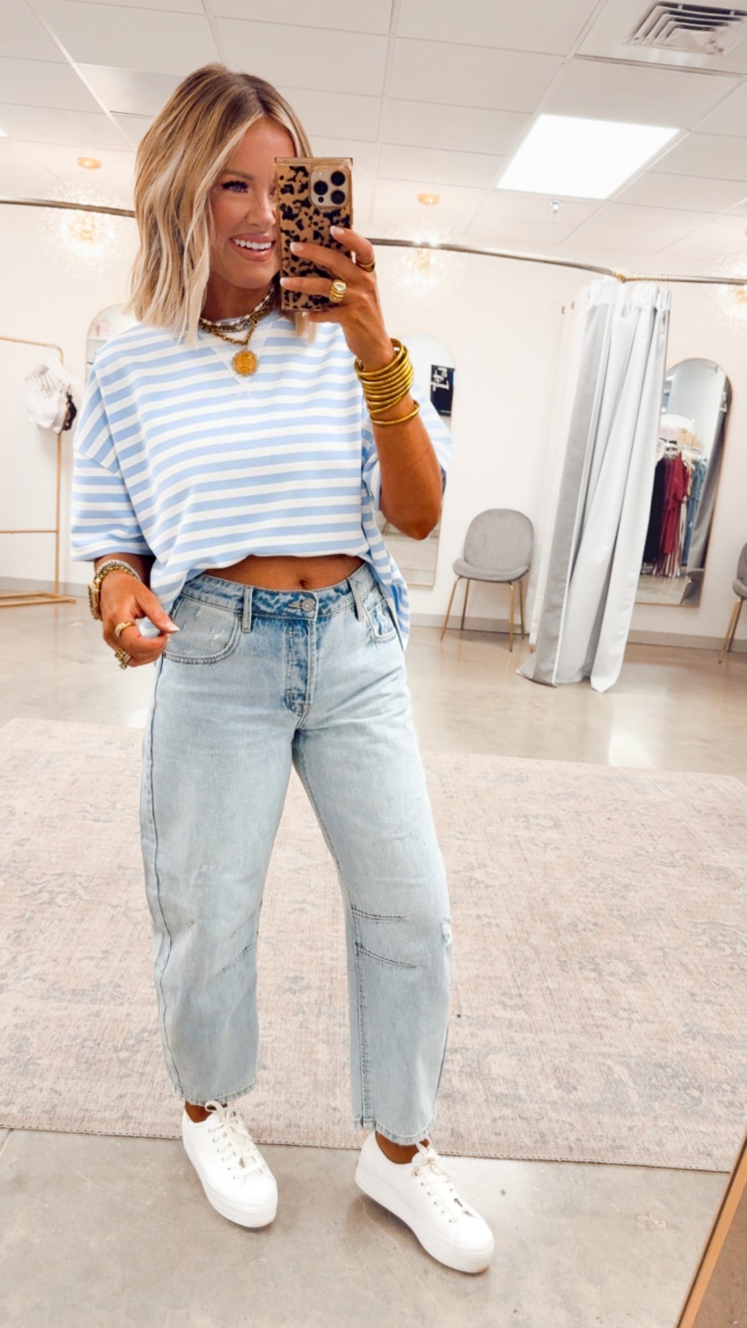 Dockside Top-Sky/White