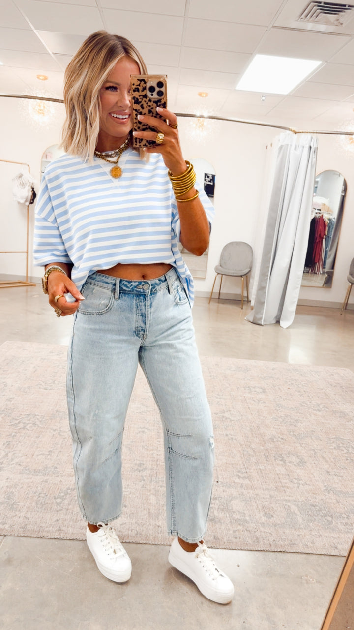 Dockside Top-Sky/White