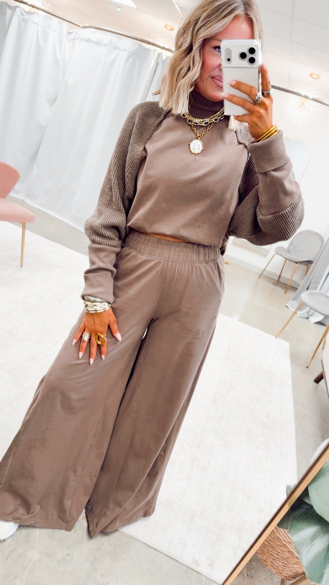 The Luxe Comfort Set-Mocha Latte