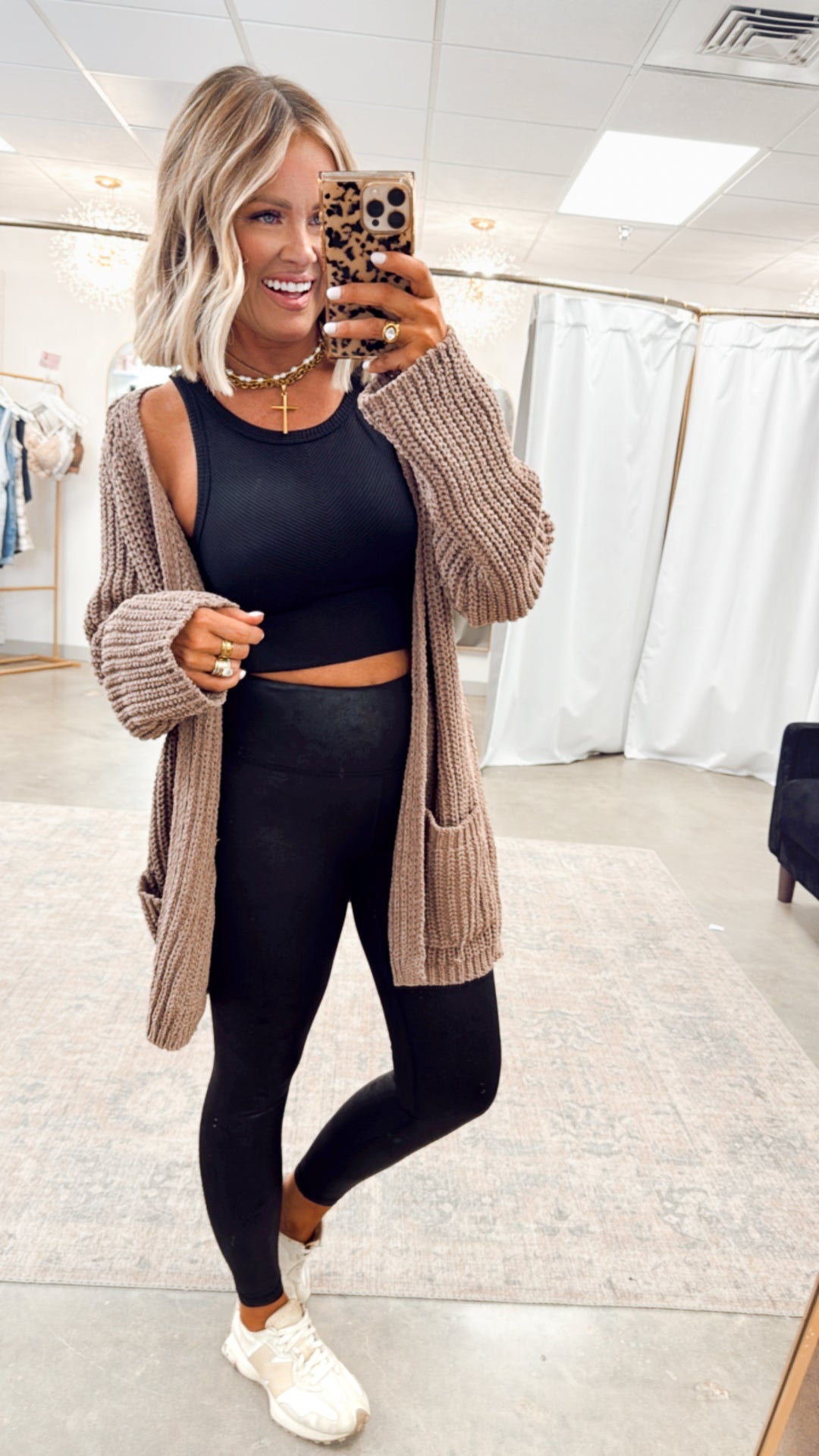 Hollow Pines Cardigan-Mocha