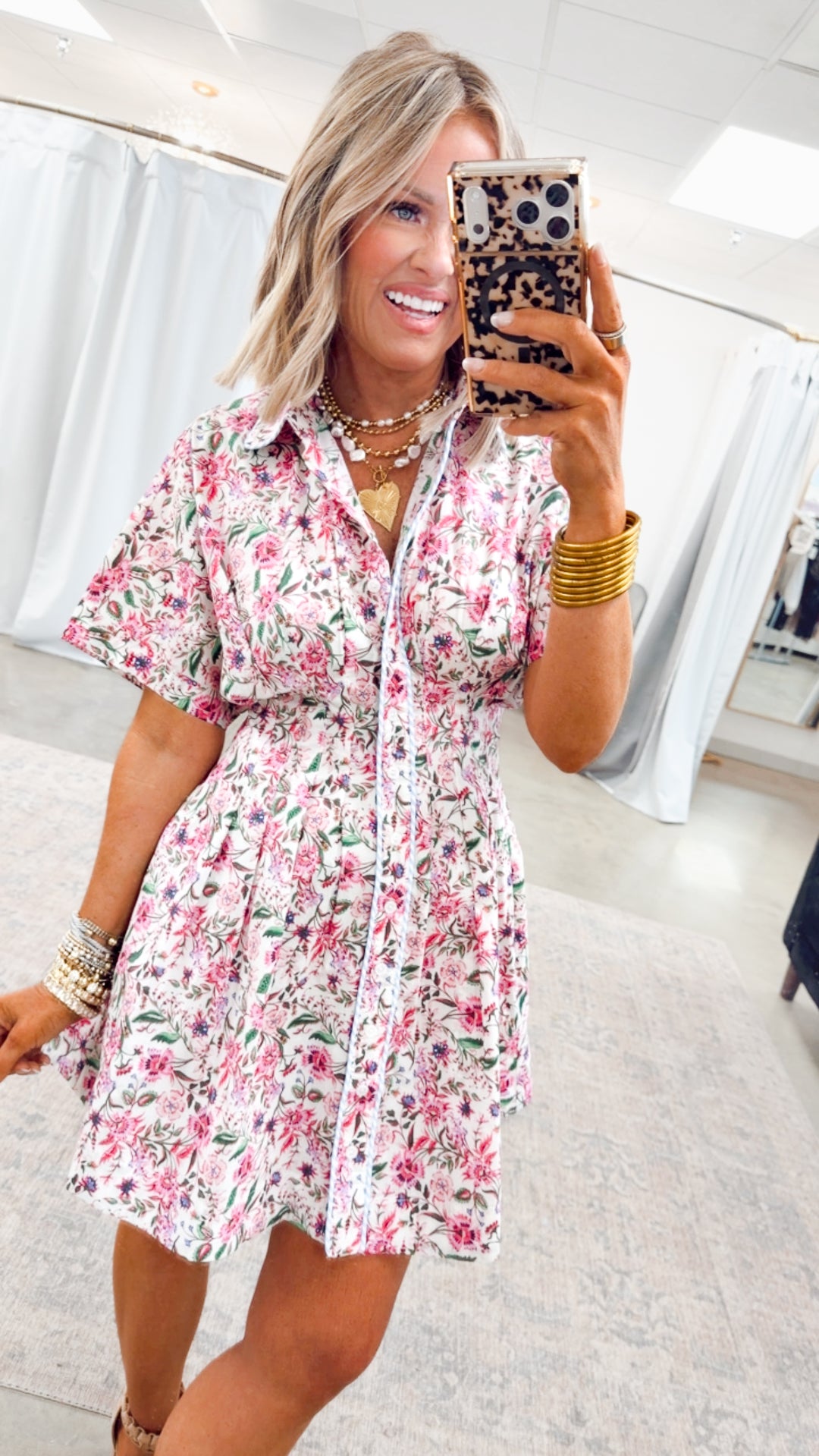 - FINAL SALE- Clarisse Floral Mini Dress