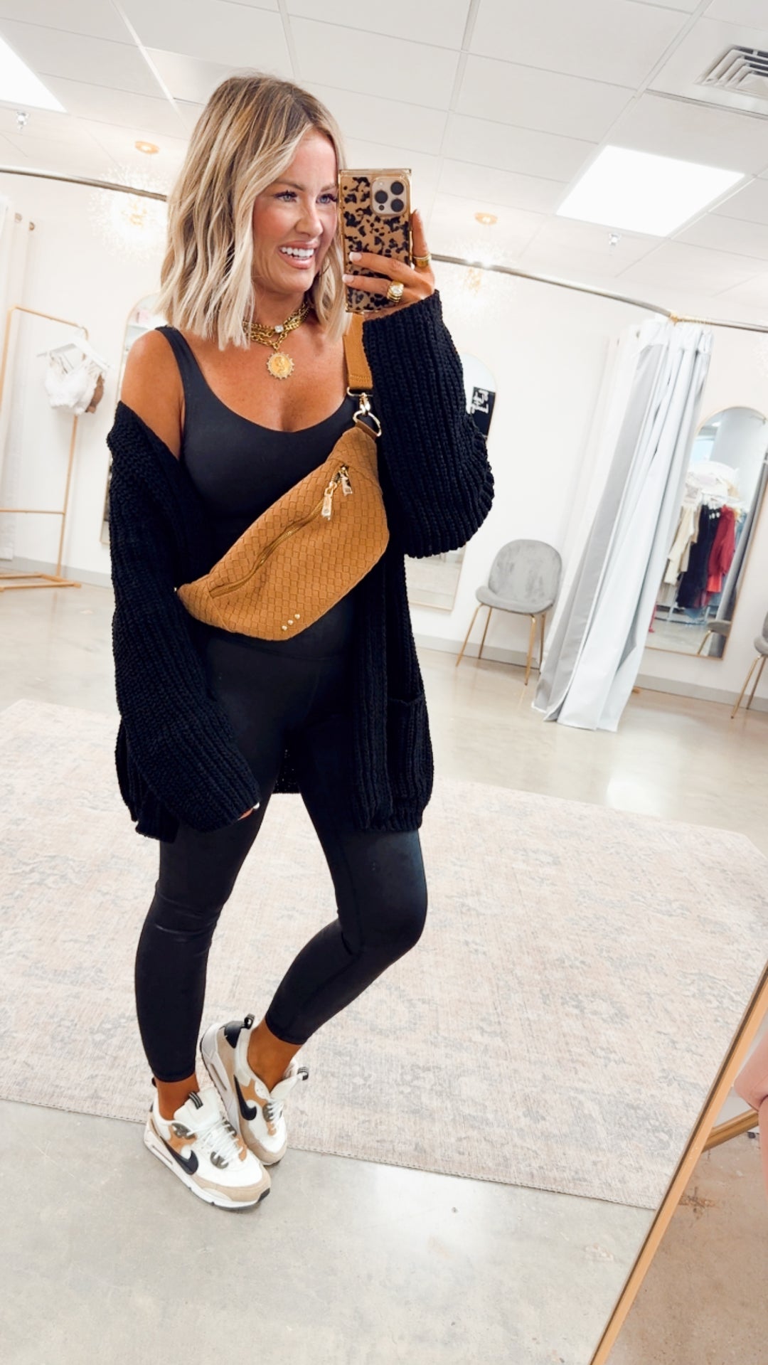 Susie Suede Bum Bag-Camel