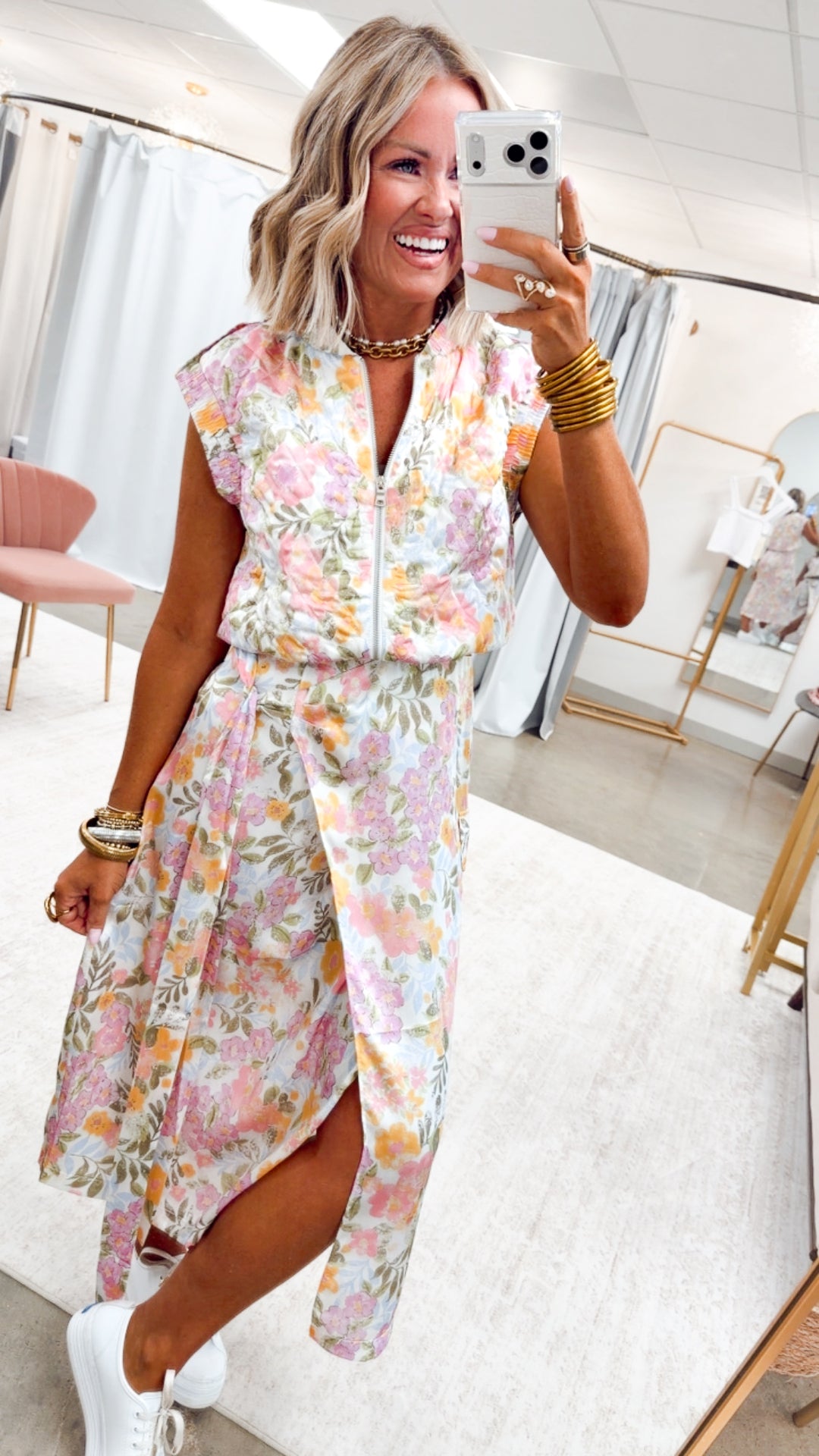 The Beverly Wrap Skirt Set