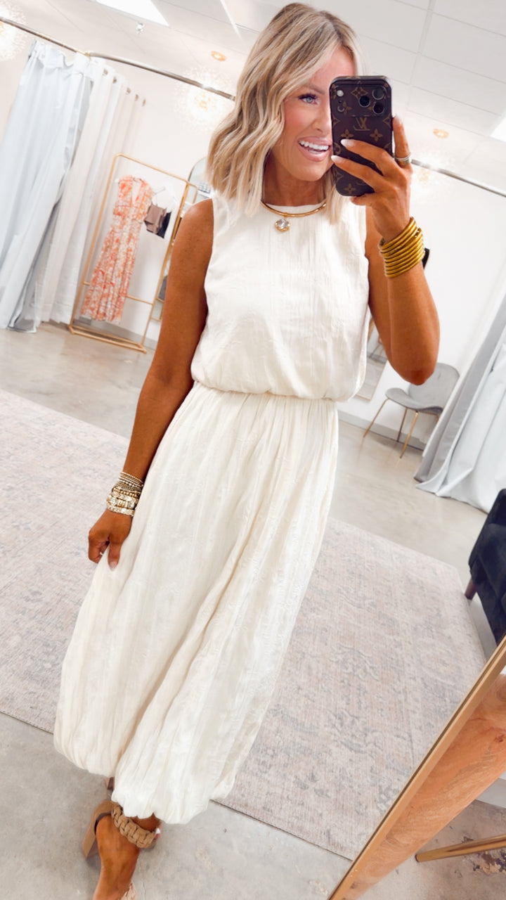 The Bubble Bliss Two-Piece Set-Ivory