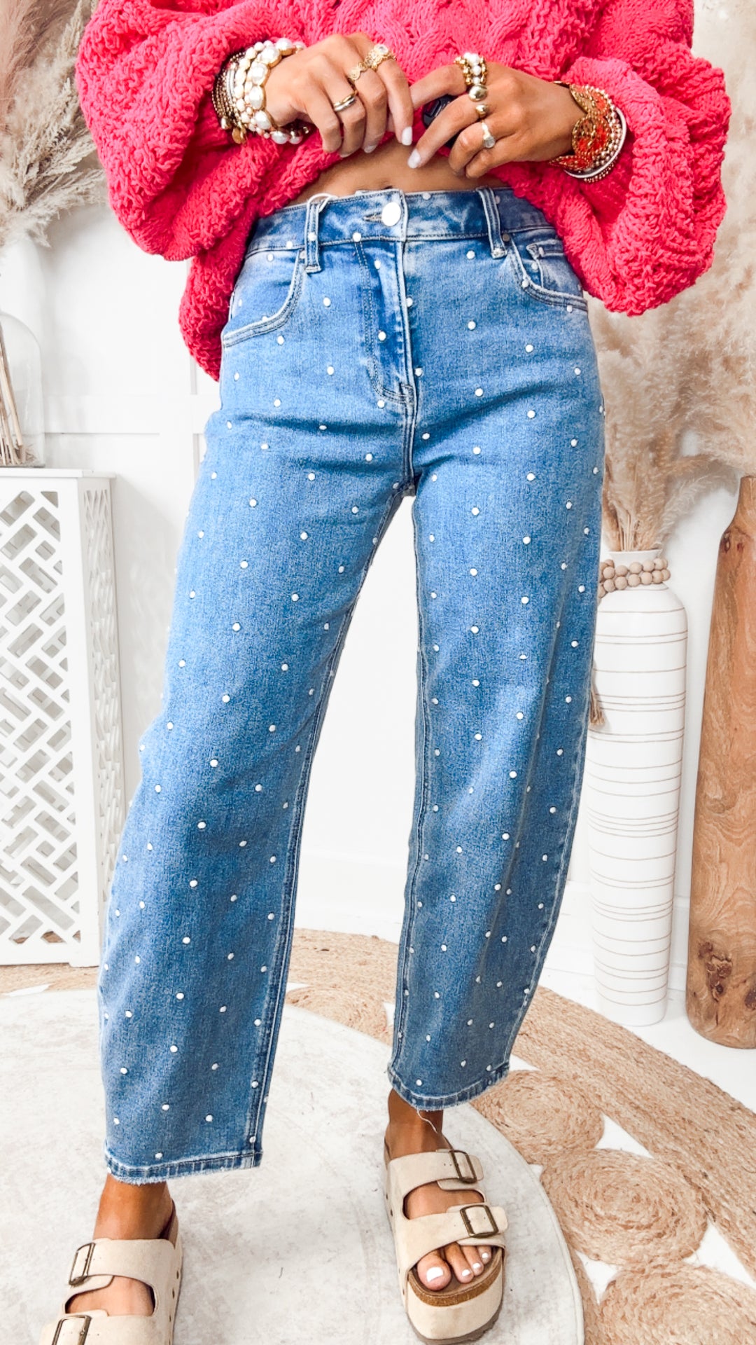 The Dot & Denim Barrel Jean