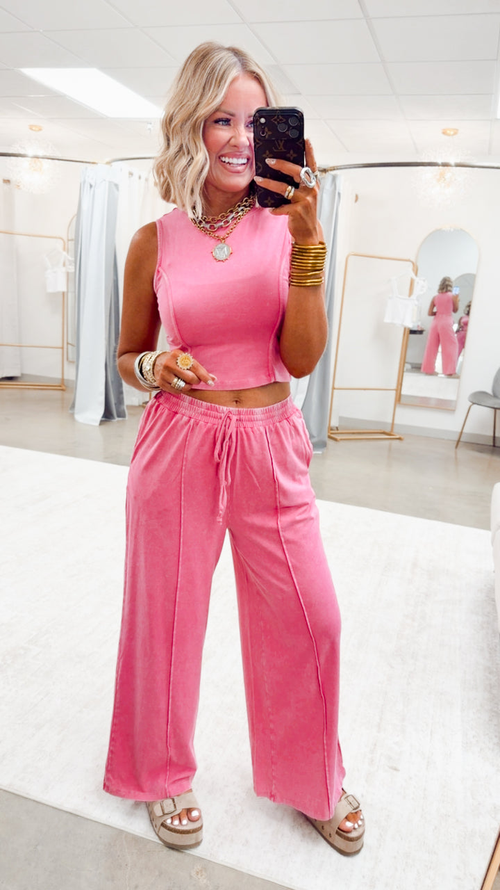 The Drift Away Set-Fuchsia