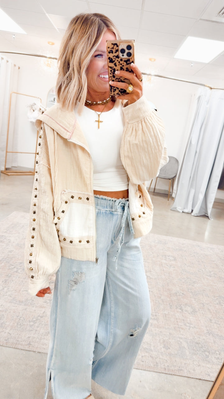 Free Spirit Lightweight Jacket-Natural