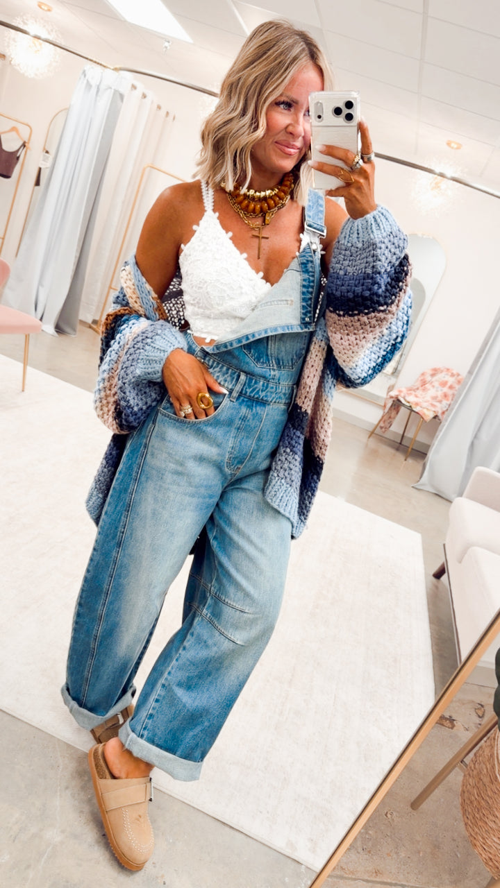 The Brooke Barrel Overalls