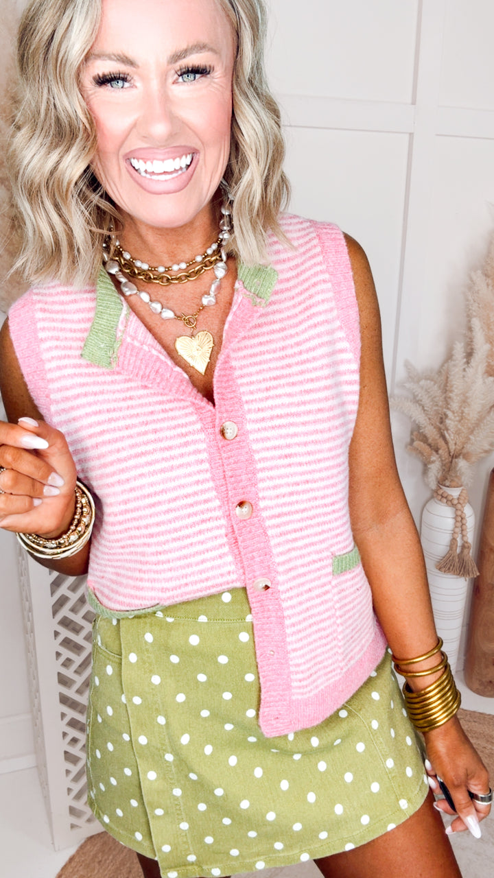 The Sienna Polkadot Wrap Skort