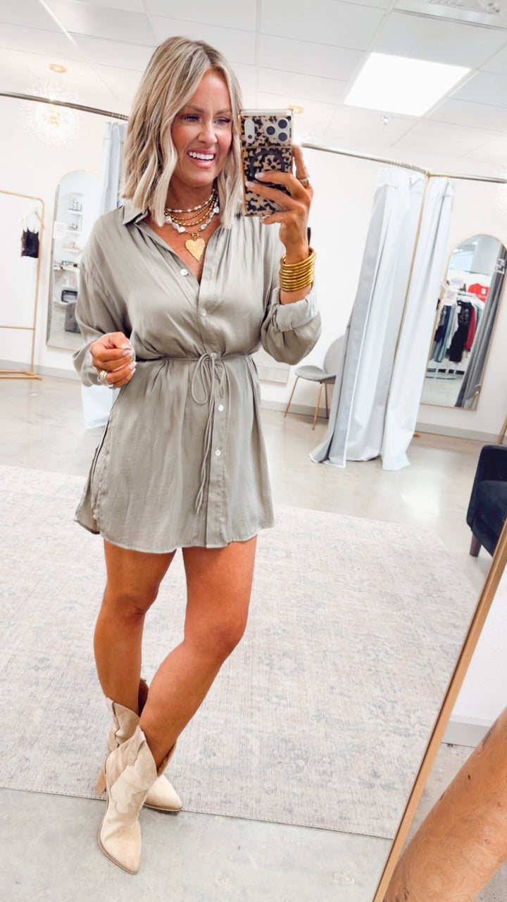 Soleil Darling Romper-Olive