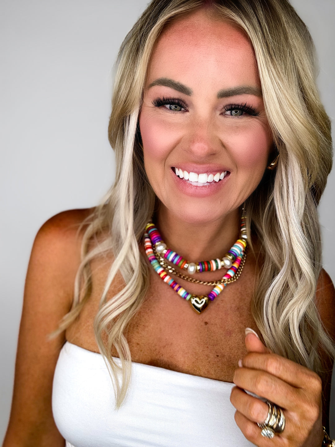 Hey Girlie Beaded Necklace