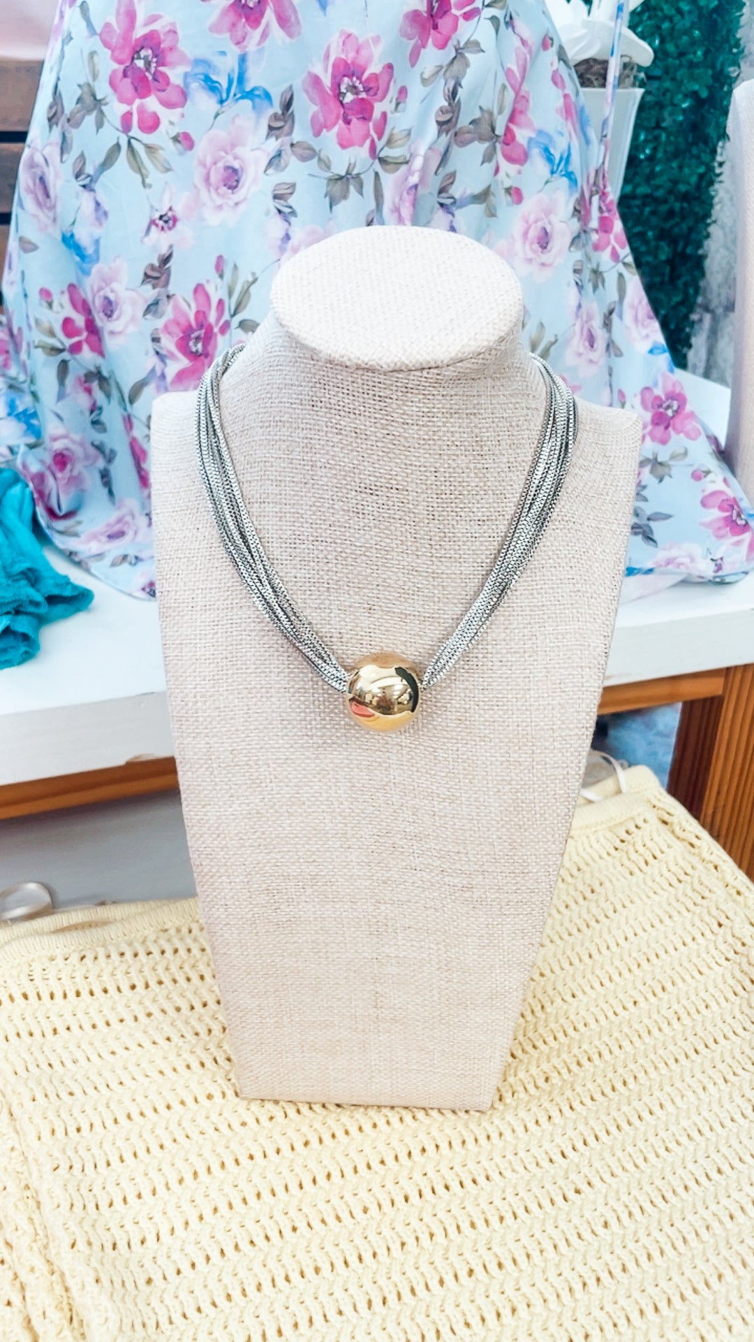 The Montel Necklace-Gold Mix