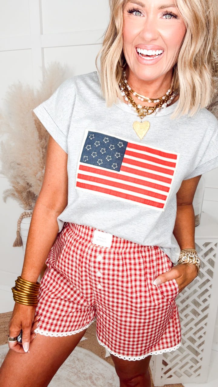 The Gingham Lounge Shorts