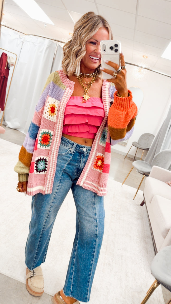 The Stitched in Color Cardigan