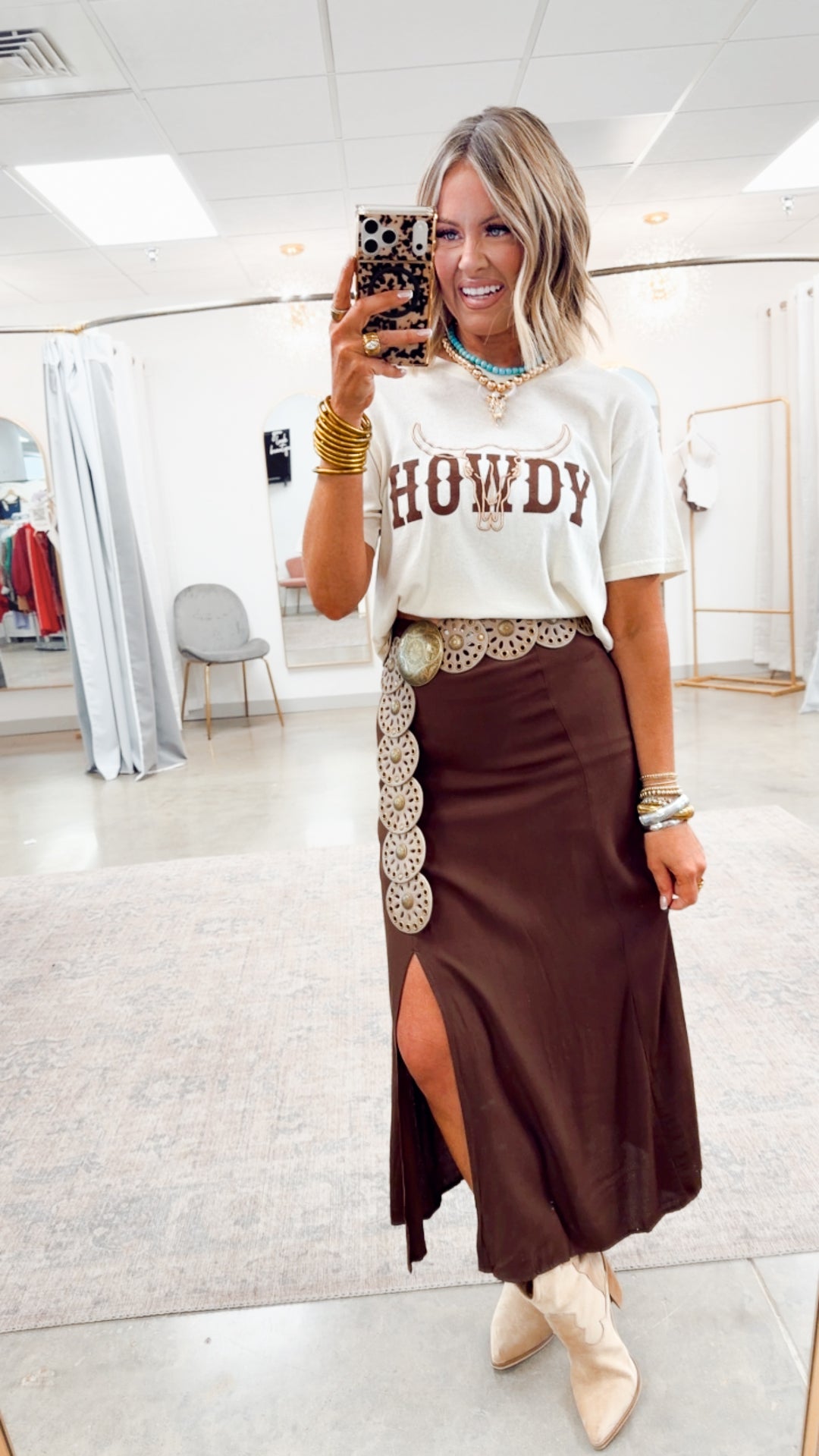 Howdy Longhorn Tee-Bone