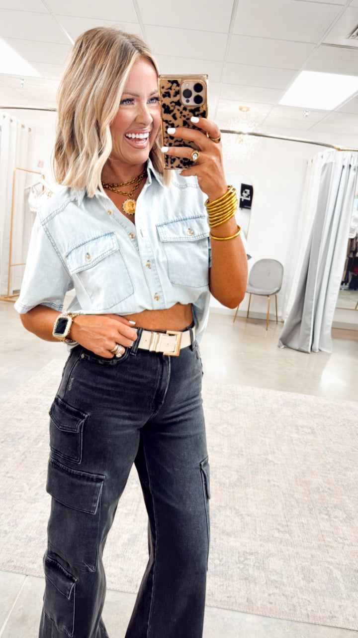 Lainey Button Down Top