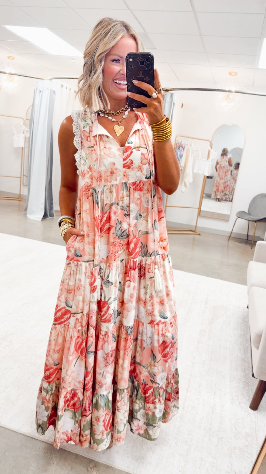 The Dainty Bloom Maxi Dress