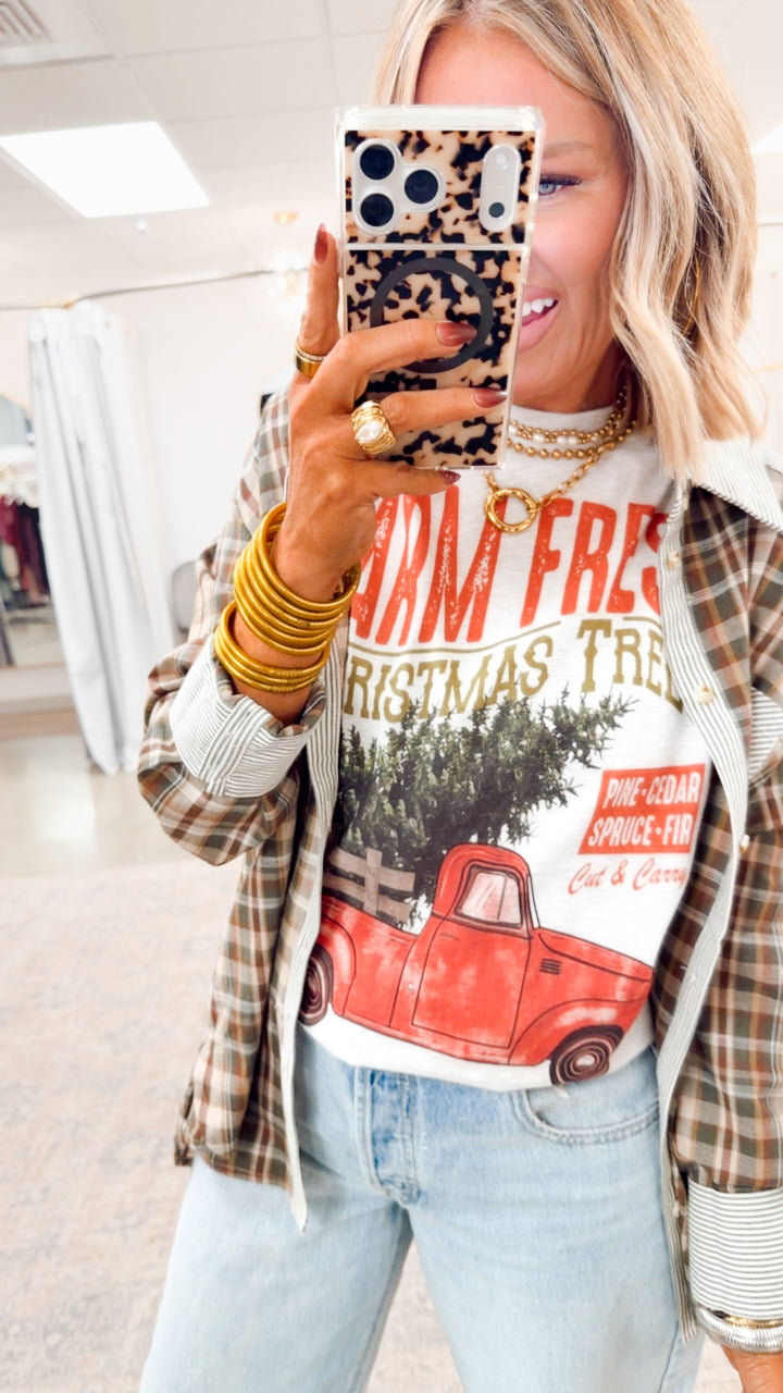 Farm Fresh Christmas Trees Tee