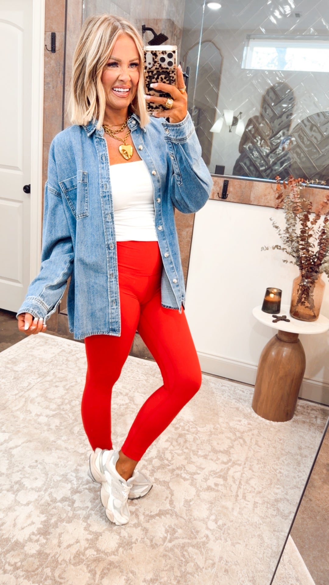 Parker Washed Denim Top