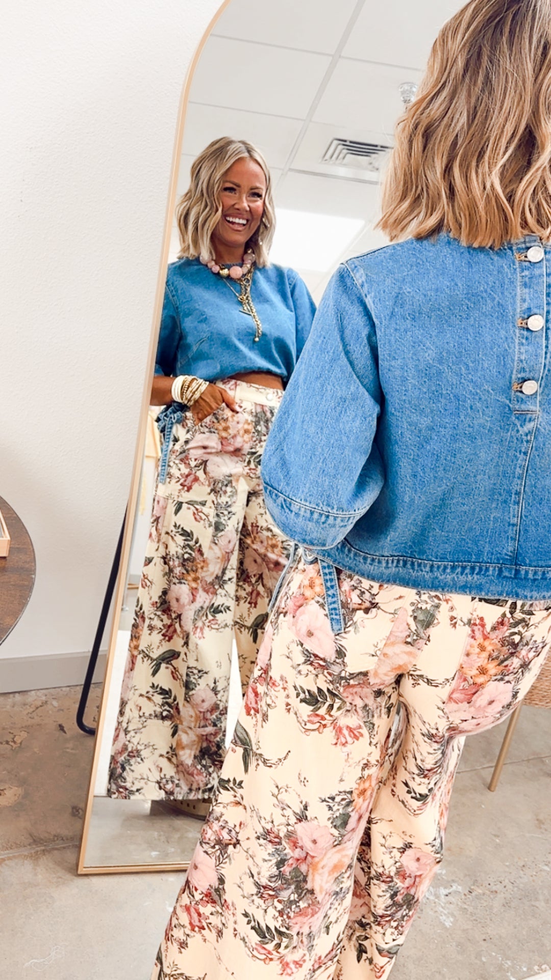 The Amarillo Sky Denim Top