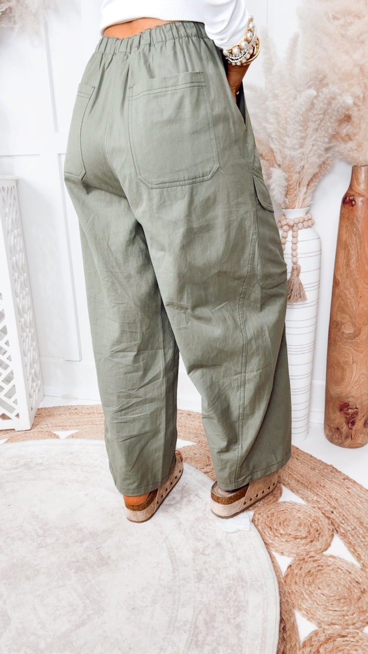 The Remington Cargo Pants-Olive