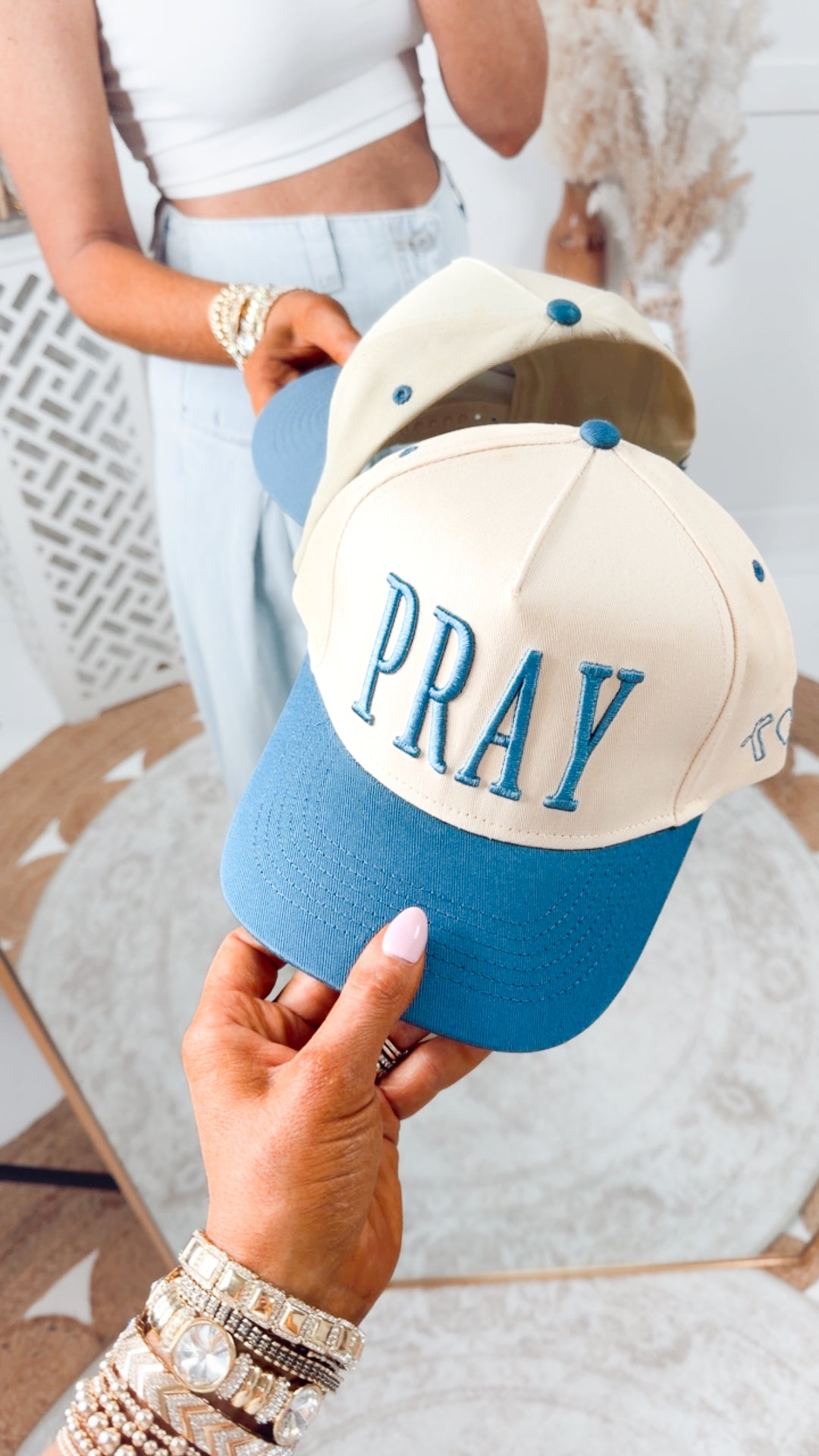 Pray Vintage Trucker Hat